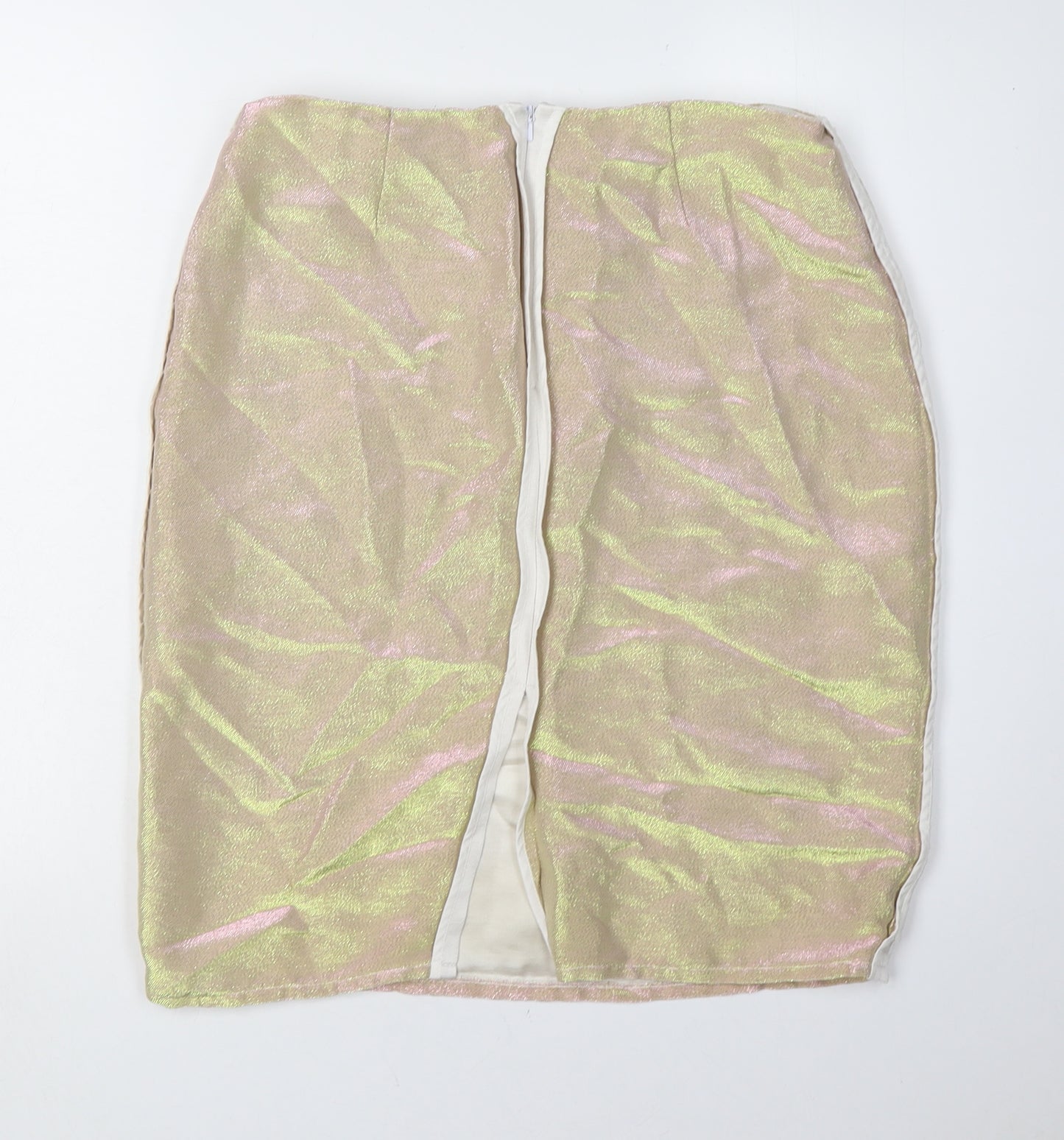 Topshop Women's Multicoloured Pencil Skirt, Size 12