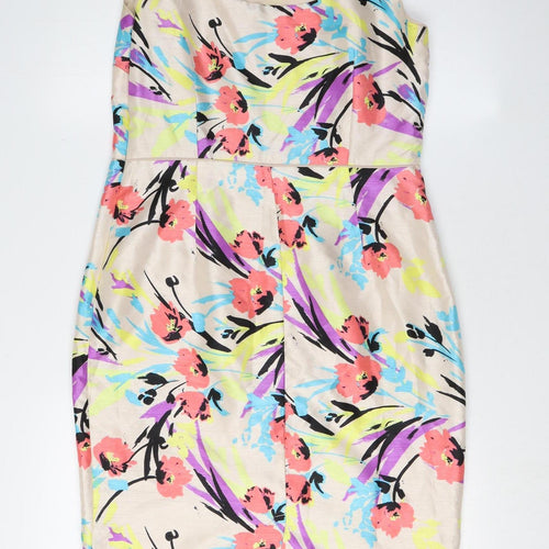 Monsoon Women's Multicoloured Shift Dress Size 12