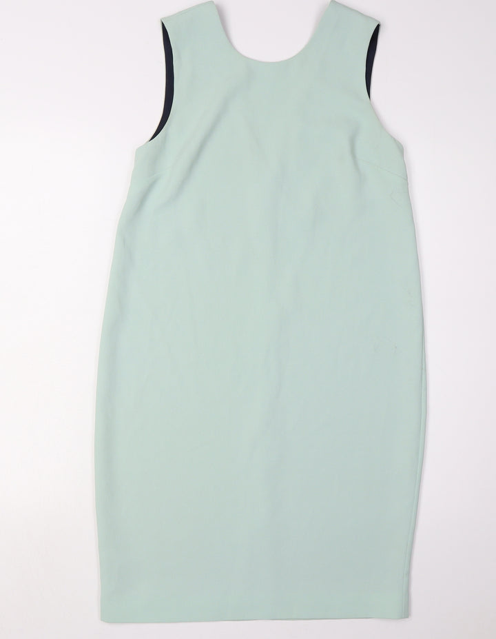 Whistles Women's Blue Sleeveless Shift Dress