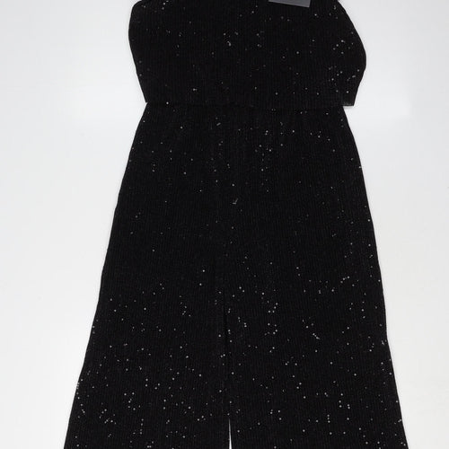 Very Girls Black Sleeveless Jumpsuit Party 11 Years