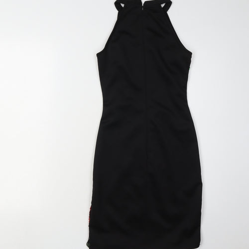 Quiz Women's Black Sequin Bodycon Dress Size 6