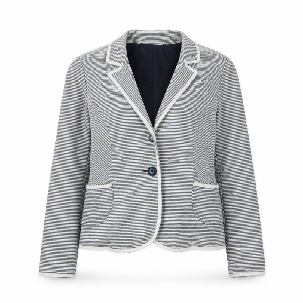 Next Women's Black Striped Blazer Size 12