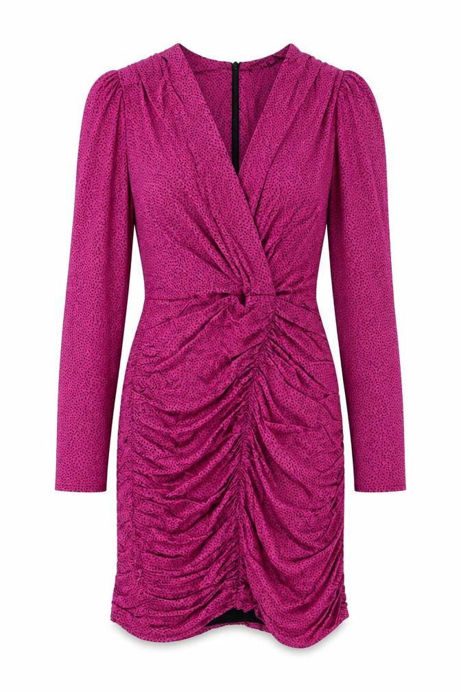 Zara Women's Pink Polka Dot Dress, Size S, Party Style