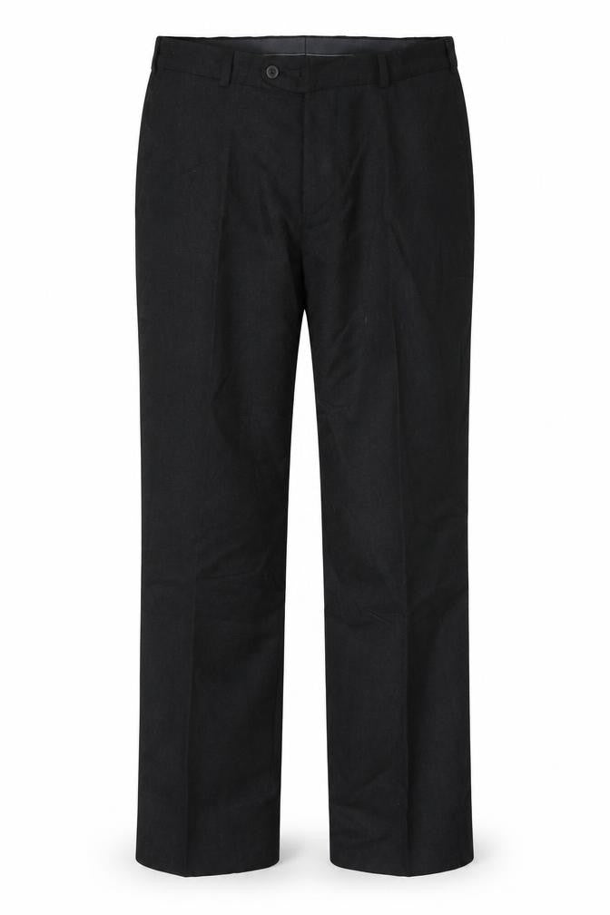 Brook Taverner Men's Black Dress Pants W36 Wool Blend