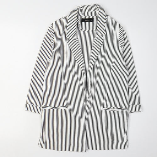 Reserved Women's Black Striped Blazer - Small