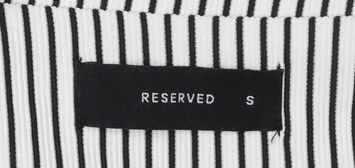 Reserved Women's Black Striped Blazer - Small