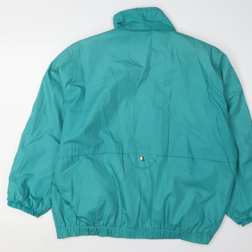 C&A Women's Green Windbreaker Jacket Size 16