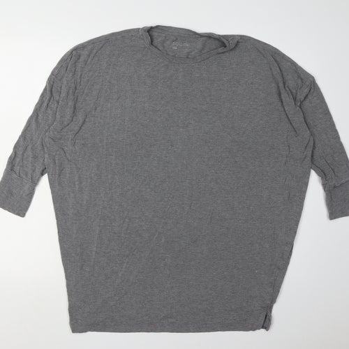 Asquith Women's Grey L Basic Dolman Sleeve Top