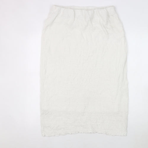 MNG Women’s Ivory Skirt, L, Regular Fit