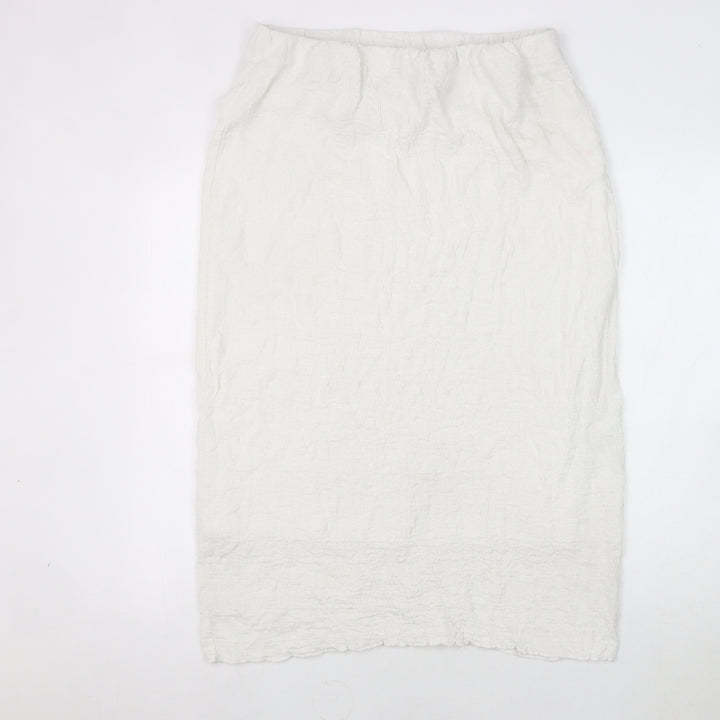 MNG Women’s Ivory Skirt, L, Regular Fit