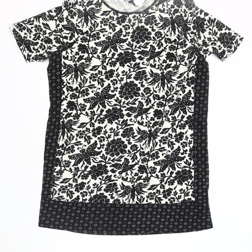 Laura Ashley Women’s Black Floral Dress Size 16