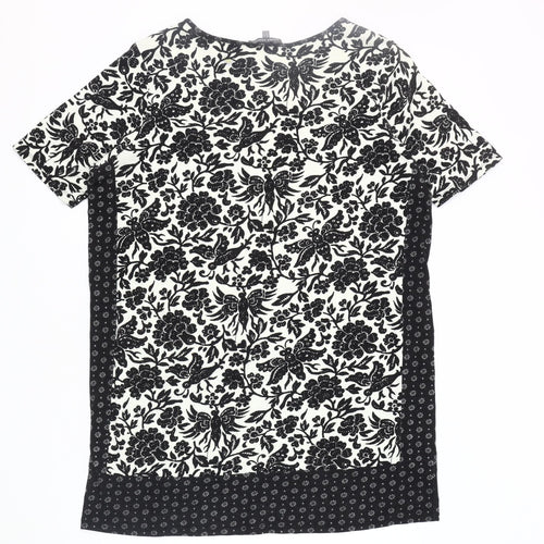 Laura Ashley Women’s Black Floral Dress Size 16
