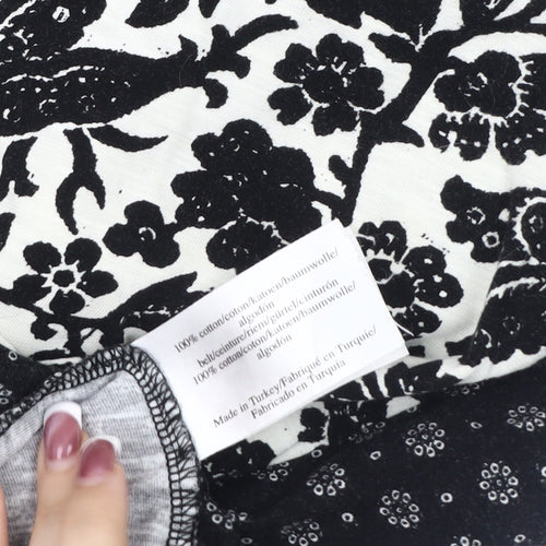 Laura Ashley Women’s Black Floral Dress Size 16
