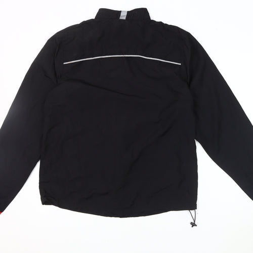 Mi-Fit Men's Black Windbreaker Jacket S