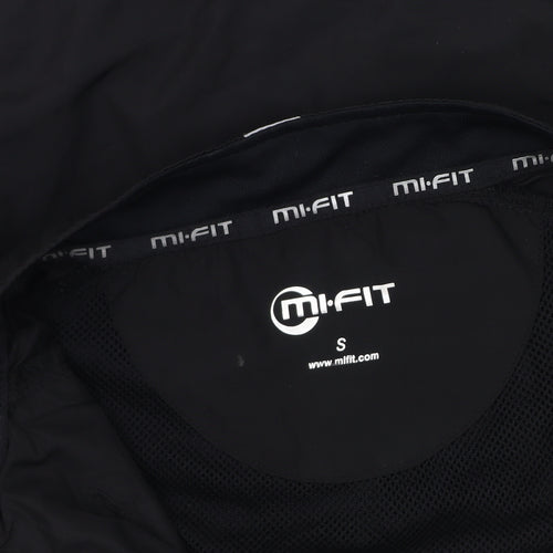 Mi-Fit Men's Black Windbreaker Jacket S