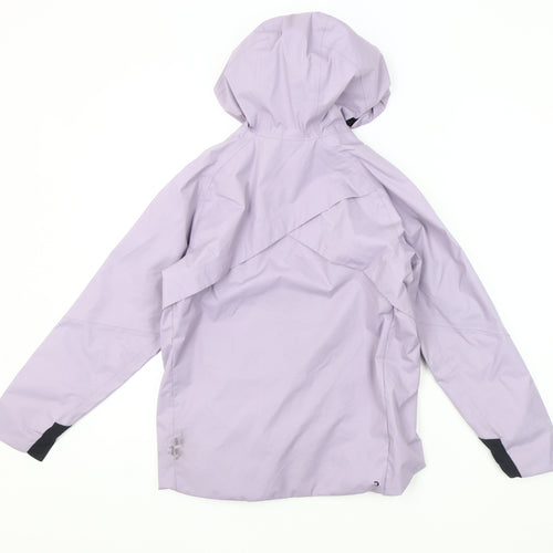 Quechua Kids Purple Waterproof Rain Jacket 14Y