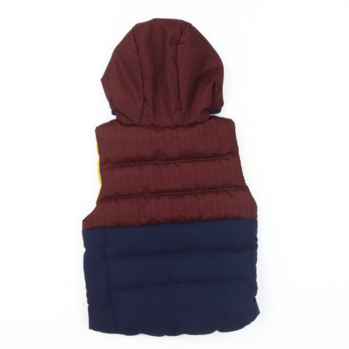 Quechua Boys' Multicoloured Puffer Jacket, Hooded, 2 Years