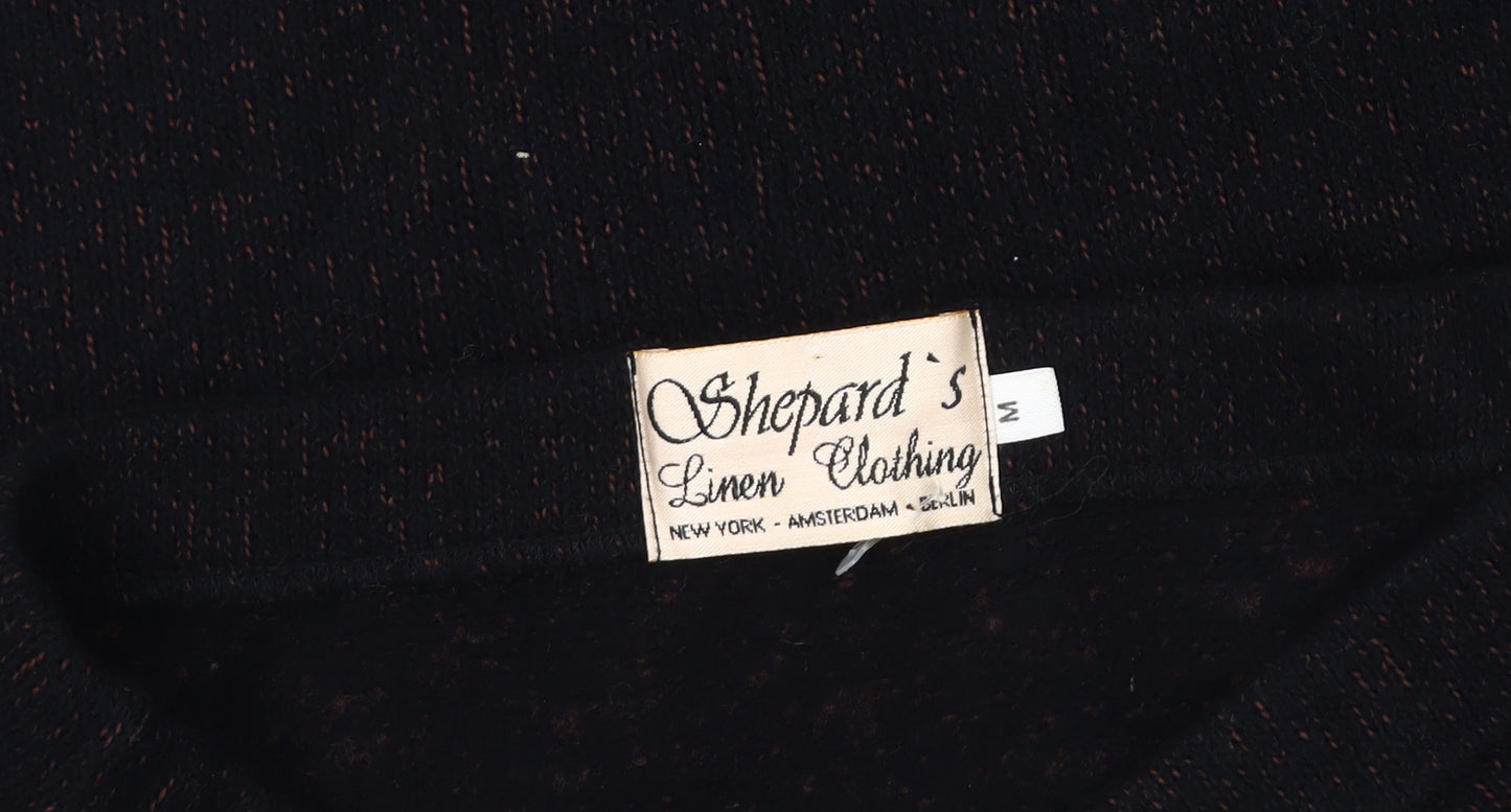 Shepard's Linen Clothing Women's Black Pencil Skirt M