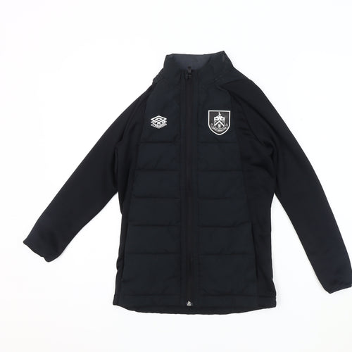 Umbro Boys Black Puffer Jacket 11 Years Lightweight Sports