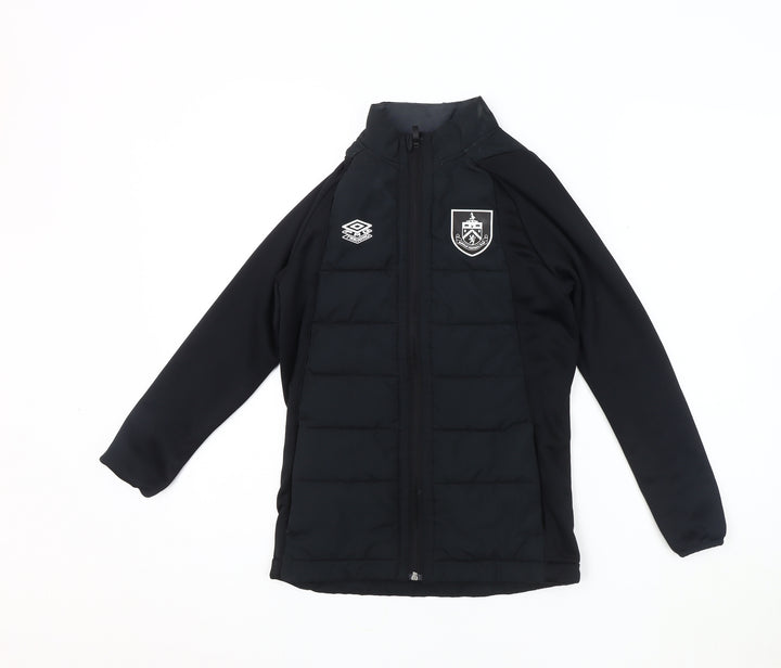 Umbro Boys Black Puffer Jacket 11 Years Lightweight Sports