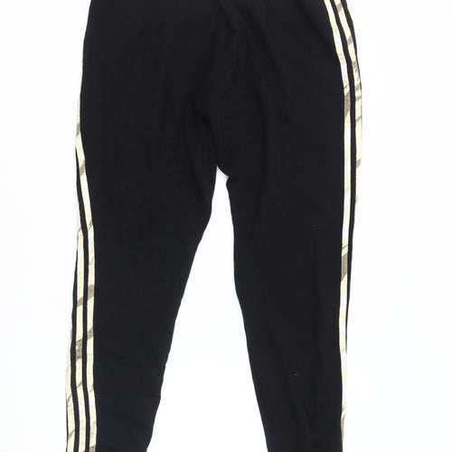 Adidas Men's Black Joggers, M, Elastic Waist