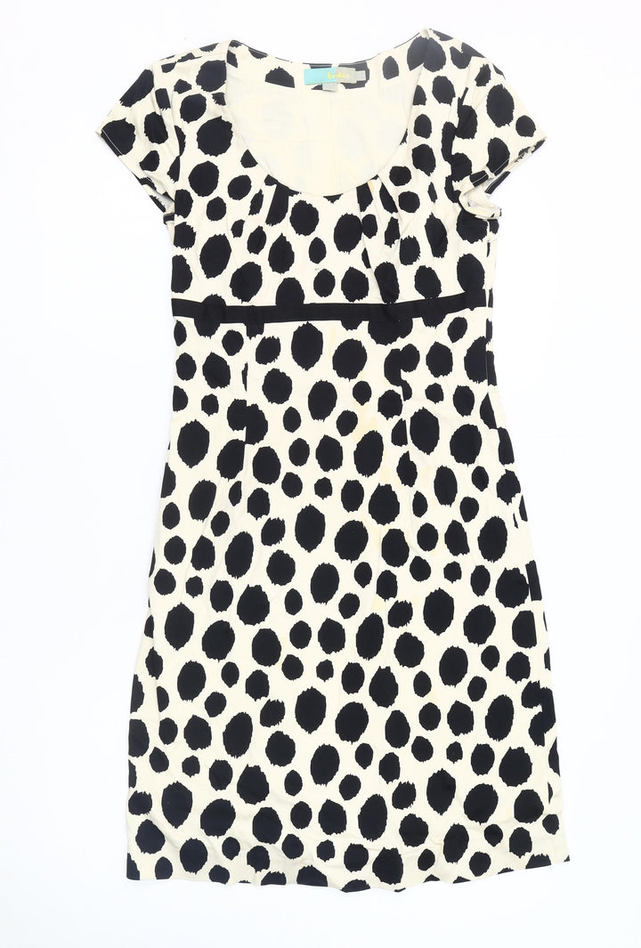 Boden Women's Black Shift Dress, Size 10, Scoop Neck