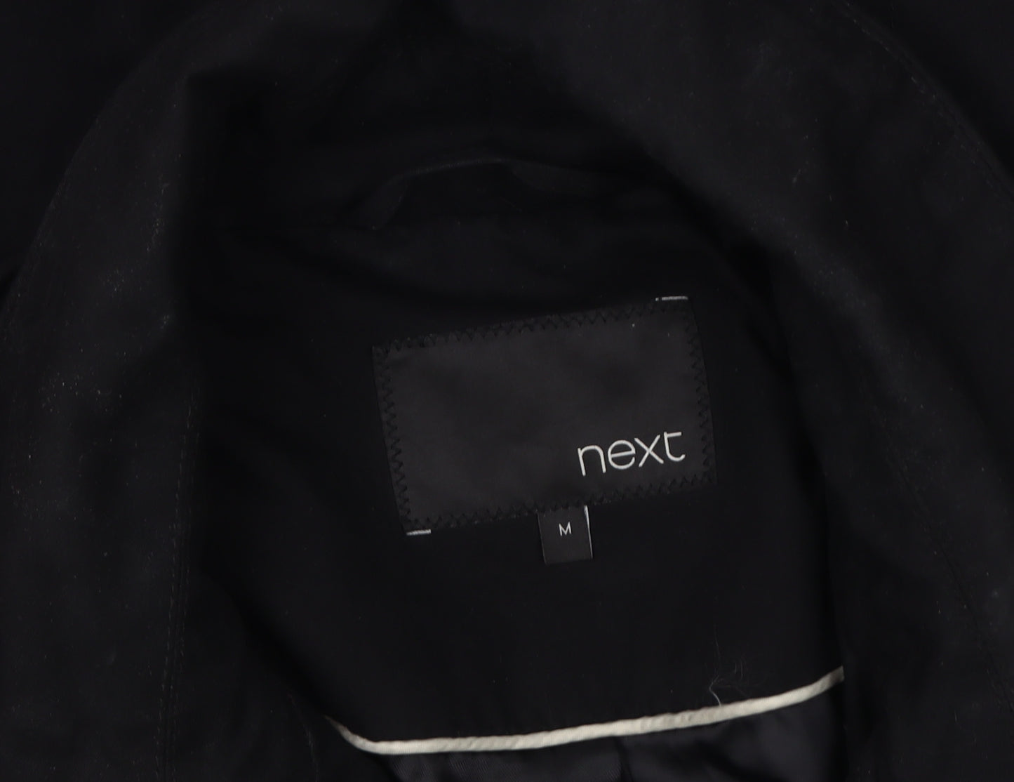 Next Men's Black Pea Coat - Medium - Classic Style
