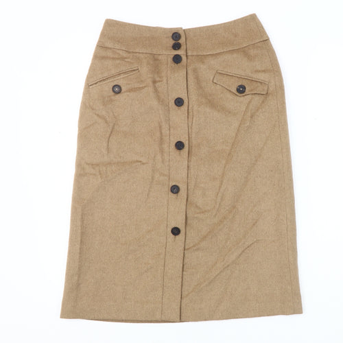 Jigsaw Women's Beige Knee-Length Pencil Skirt - Size 8
