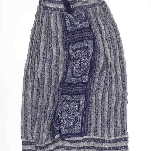 White Stuff Women's Paisley Midi Skirt - Size 16, Blue, Casual