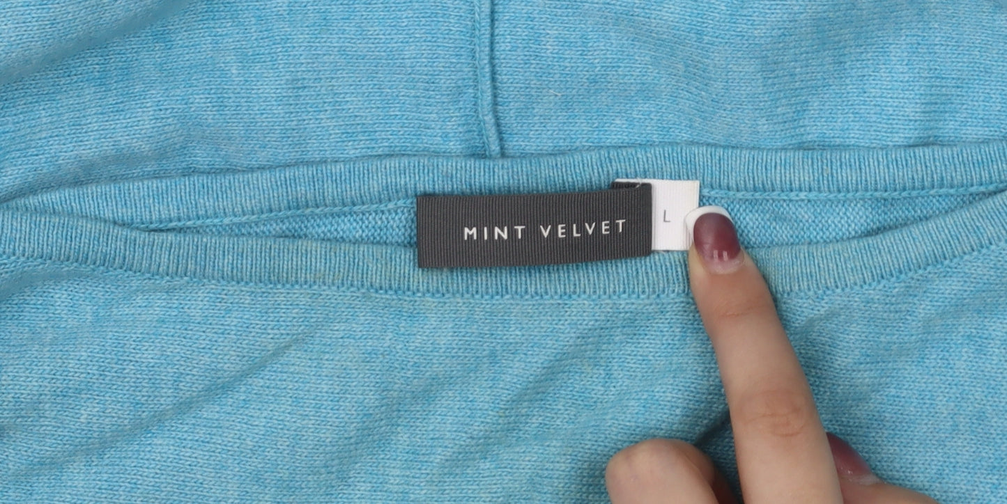 Mint Velvet Women's Blue Pullover Jumper L