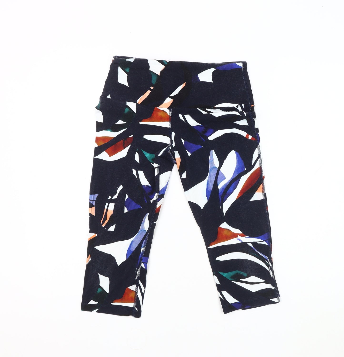 BAM Women's Multicoloured Cropped Yoga Leggings Size 12