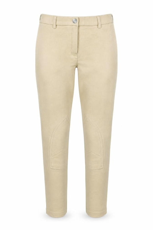 Wessex Girls Beige Trousers 11-12 Years Cotton Button Closure