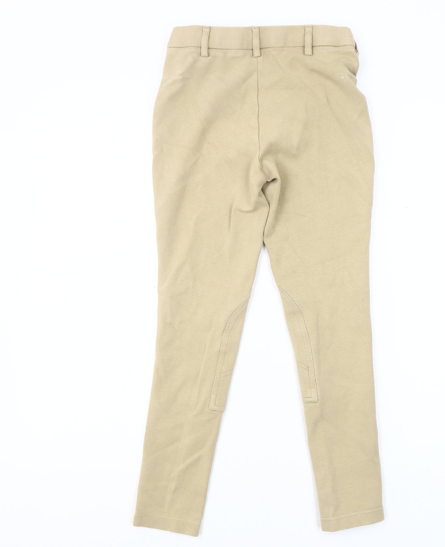 Wessex Girls Beige Trousers 11-12 Years Cotton Button Closure
