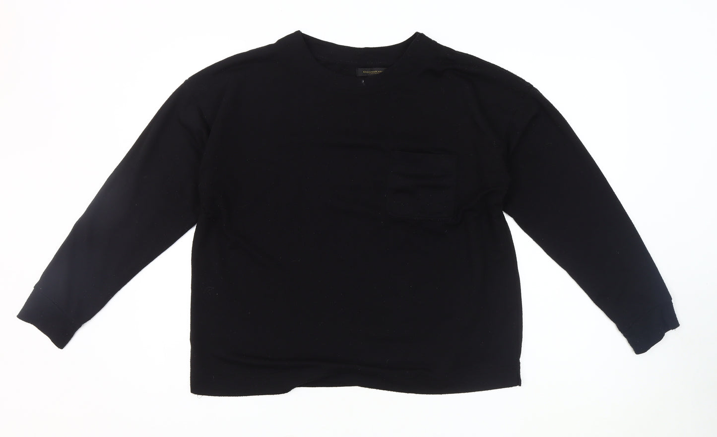 Donna Karan Women's Black Pyjama Top M T-Shirt Style
