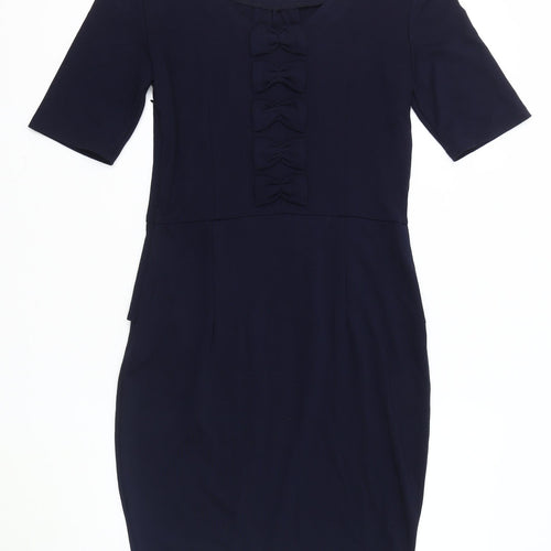Sugarhill Boutique Women's Blue Sheath Dress Size 12