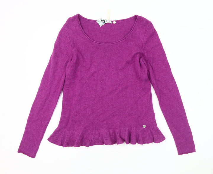 Elegant Purple Women's Pullover Jumper Size 12