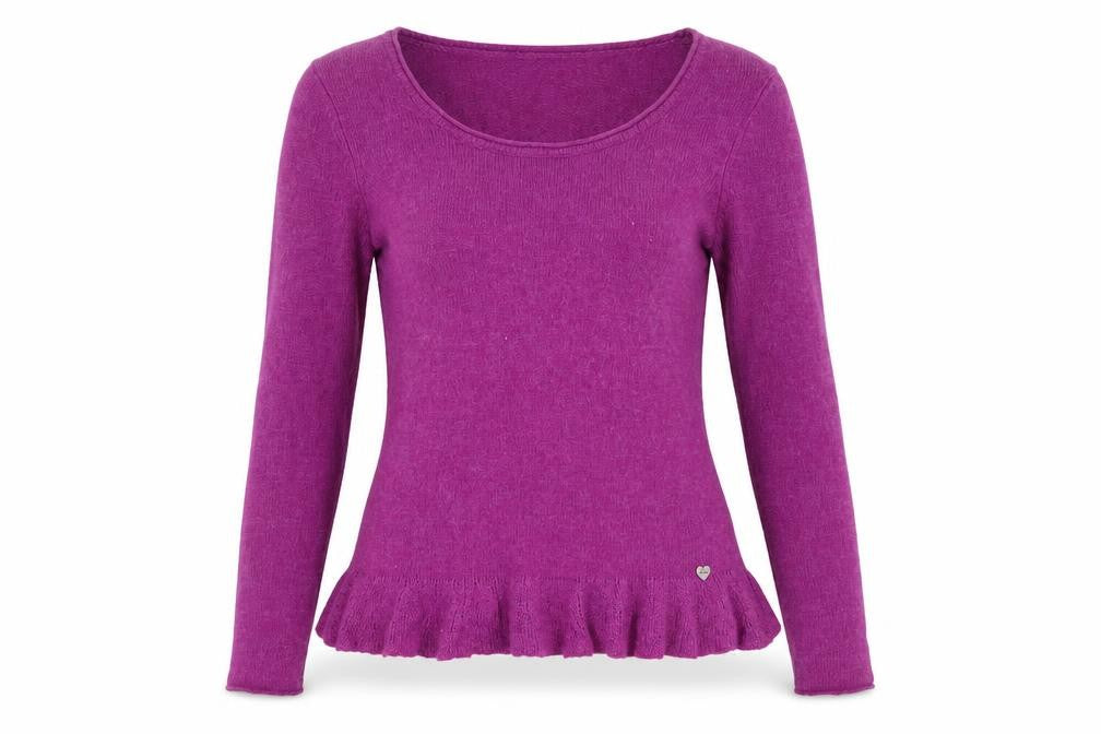 Front view of Elegant Purple Women's jumper, size 12