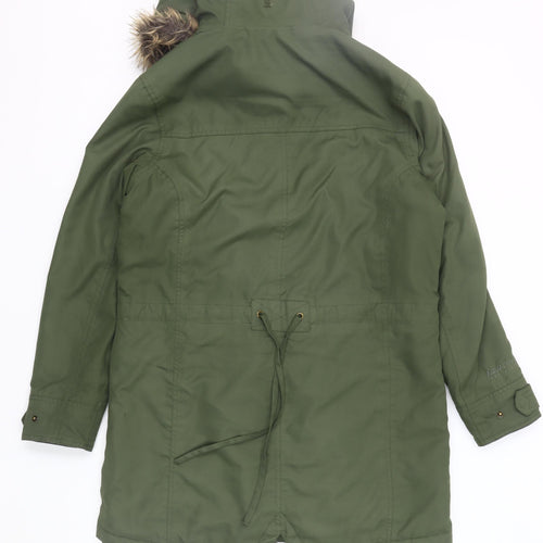 Craghoppers Women's Green Parka Coat Size 14