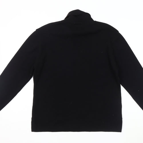 Chianti Women's Black High Neck Jumper, Size L