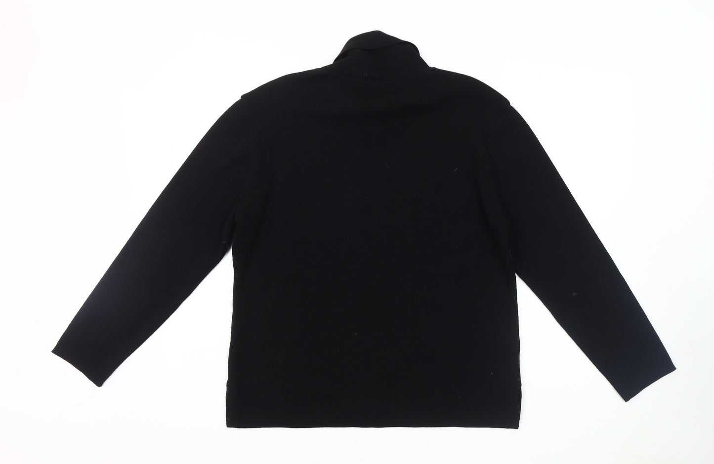 Chianti Women's Black High Neck Jumper, Size L