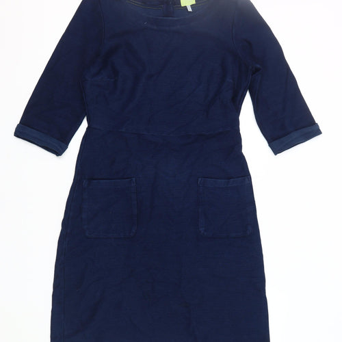 Joules Women's Blue Shift Dress Size 12