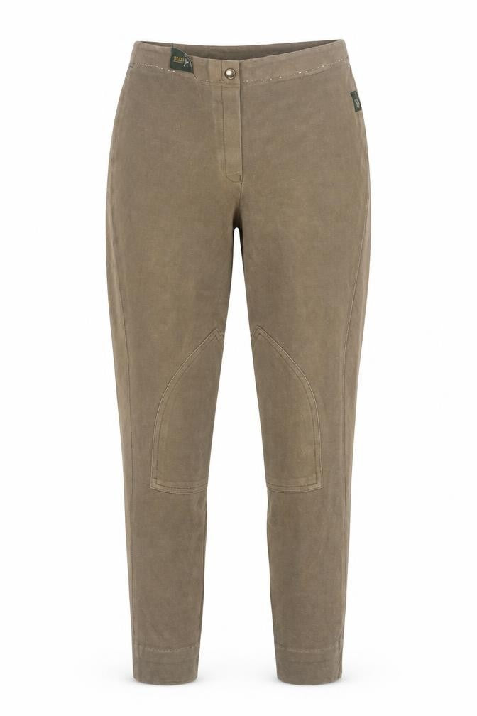 Tally Ho Women's Brown Slim Fit Trousers Size 30R