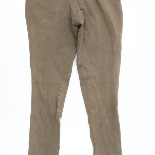 Tally Ho Women's Brown Slim Fit Trousers Size 30R