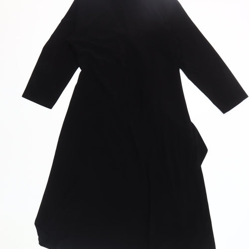 Joanna Hope Women's Black Dress 3/4 Sleeve Size 14