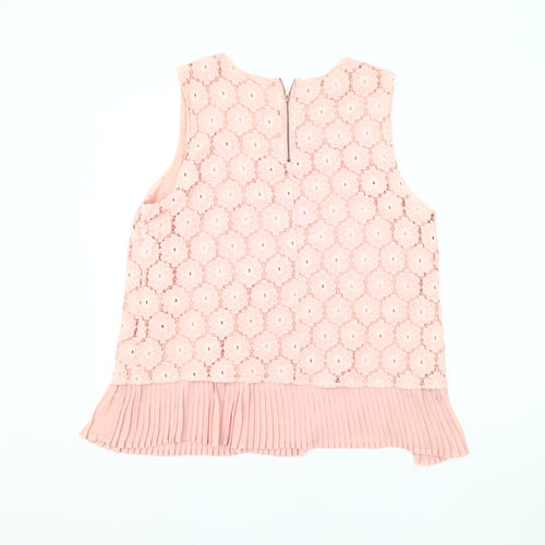 Anthology Women's Pink Lace Camisole Blouse, Size 14