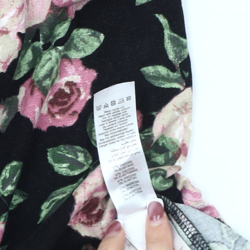 New Look Women's Multicoloured Floral Bodycon Dress, Size 8