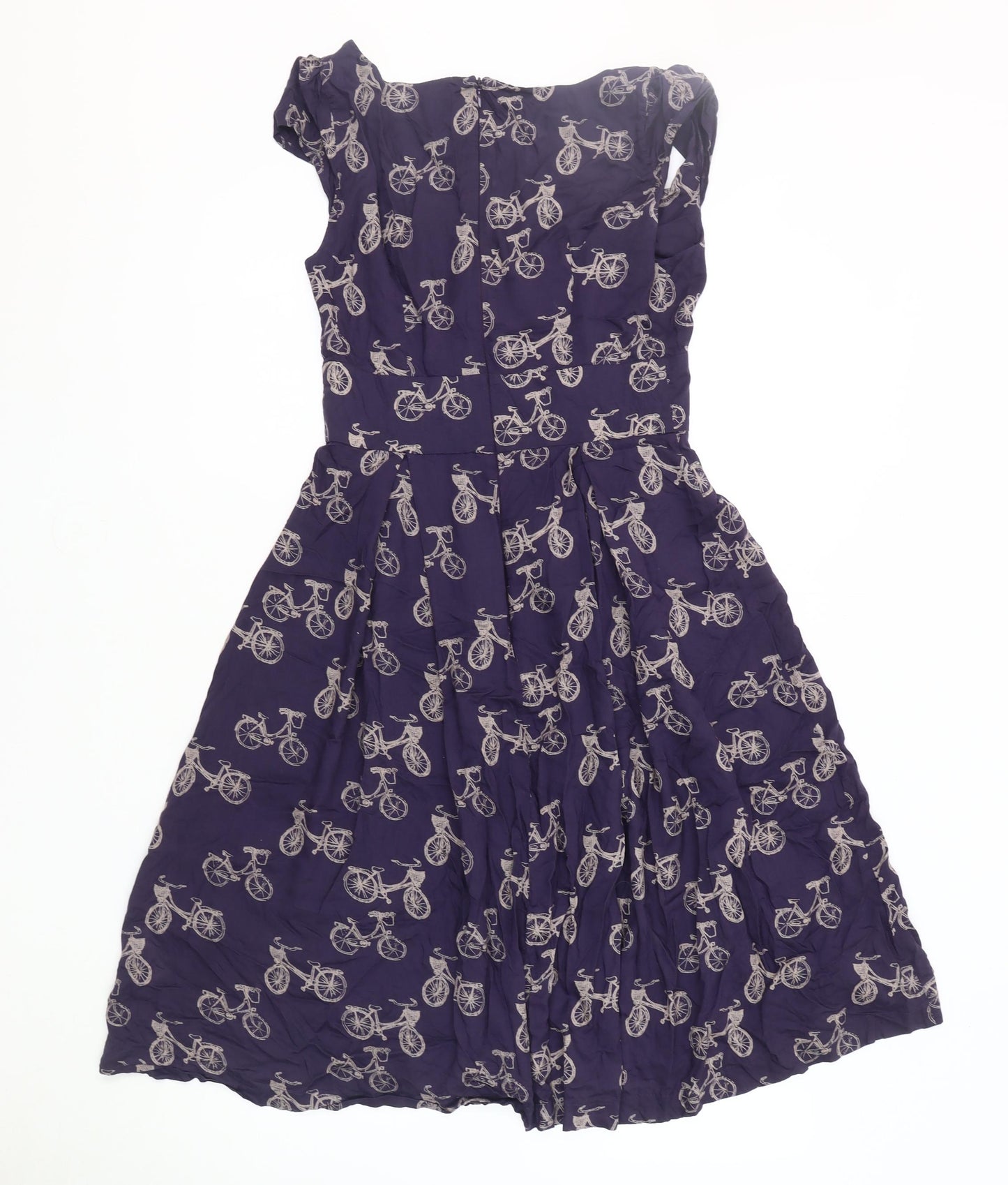 Great Plains Women's Purple XS Fit & Flare Dress