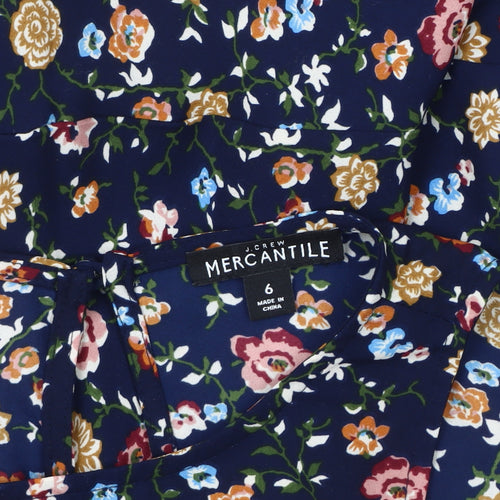 J.Crew Mercantile Women's A-Line Floral Dress Size 10