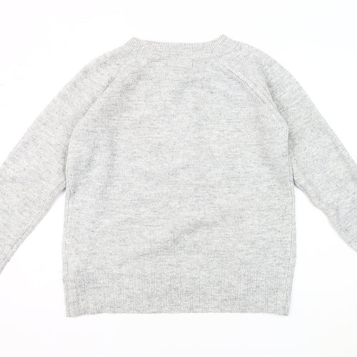 Reserved Men’s Grey Cable-Knit Pullover Jumper S