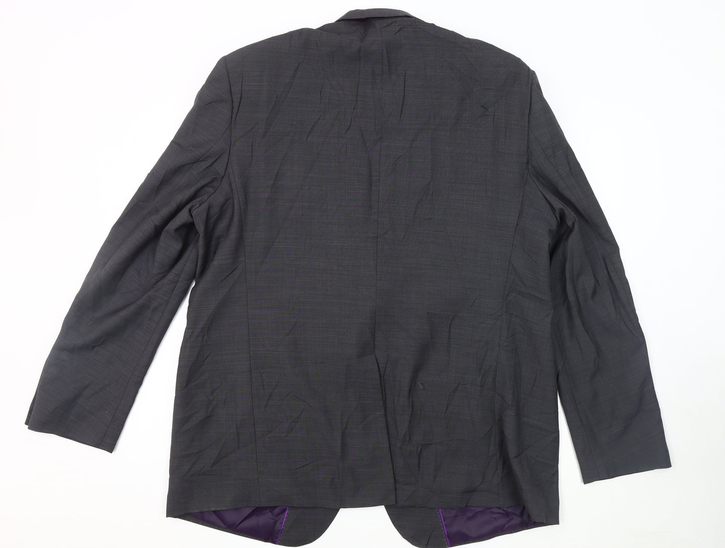 Marks and Spencer Men's Grey Wool Blazer, 48L